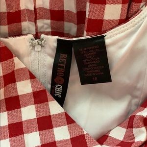 Torrid red gingham dress